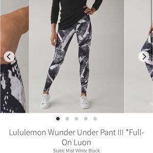 Lululemon Wunder Under Leggings - size 6